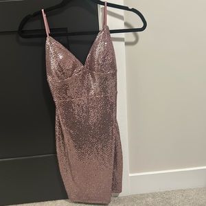 TAKING ANY OFFER! Lulus Pink Sparkly Dress